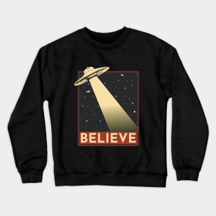 Believe UFO Crewneck Sweatshirt